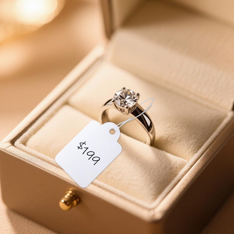 jijAcraft 500Pcs Blank Tags with String, White Pricing Tags, 1.8 x 1 Inch Cloth Tag for Selling, Small Paper Labels for Small Business, Retail Marking Labels, Writable Sales Tag for Jewelry, Antique - Image 4